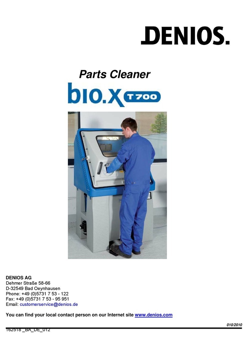 Denios bio.x T700 user manual Denios bio.x T700 user manual