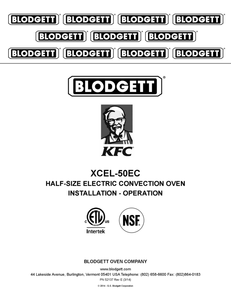 Blodgett XCEL-50EC Guide