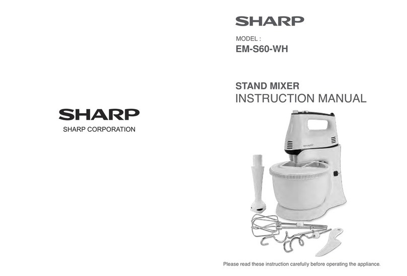 Sharp EM-S60-WH instruction manual