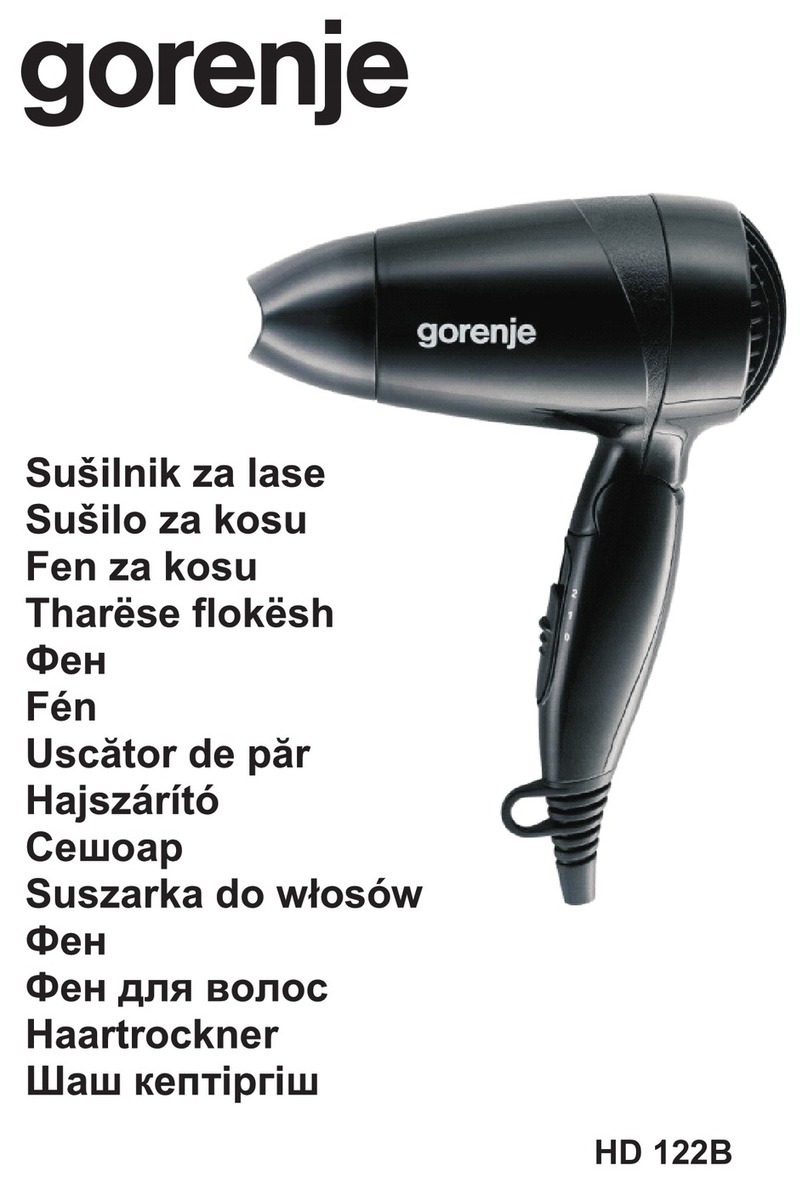 Gorenje HD 122B instruction manual