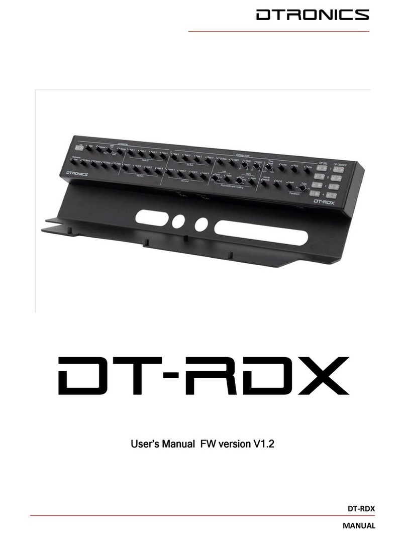 DTronics DT-RDX User manual