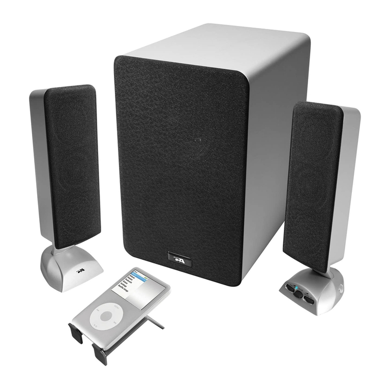 Cyber Acoustics CA-3698 owner's guide