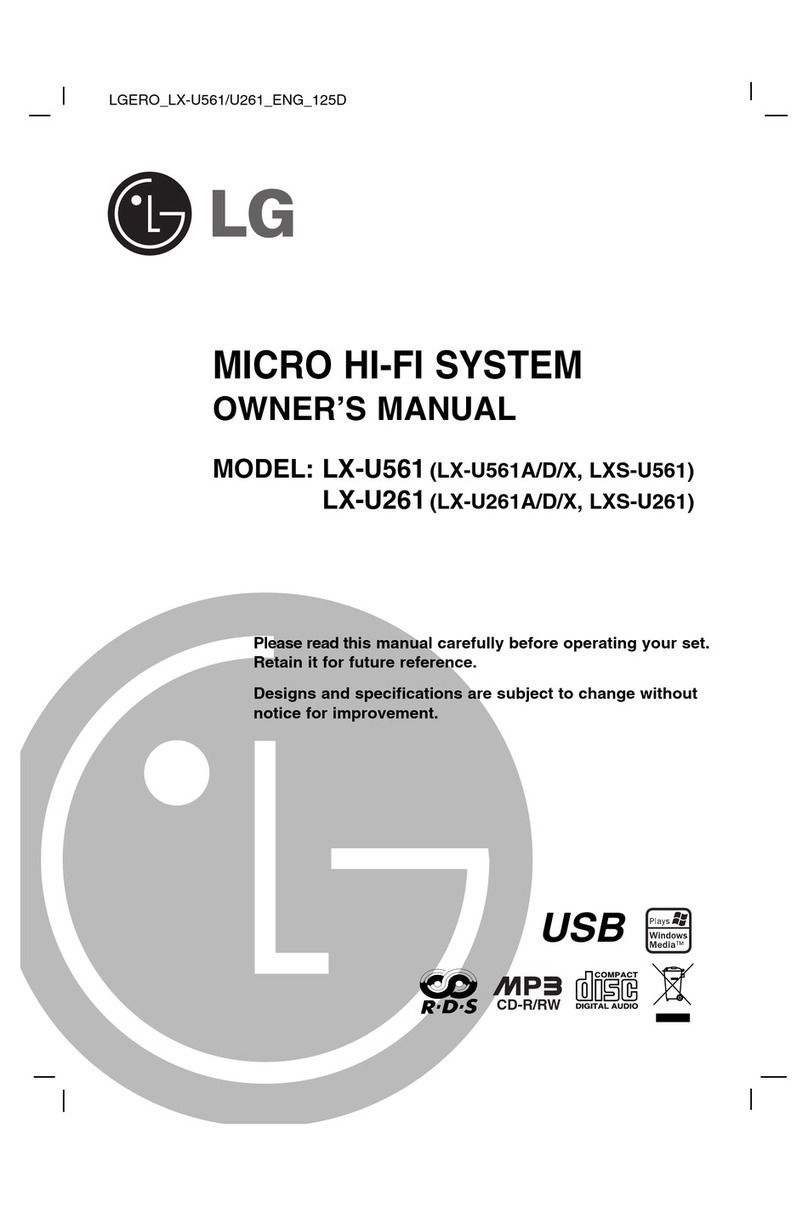 LG LX-U561 owner's manual