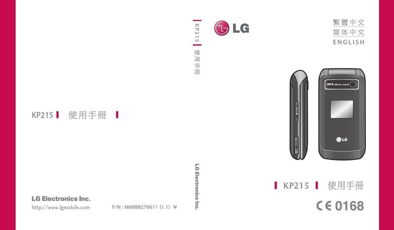 LG KP215 User manual