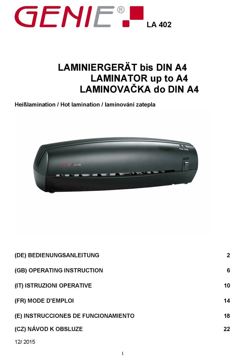 Genie LA 402 User manual