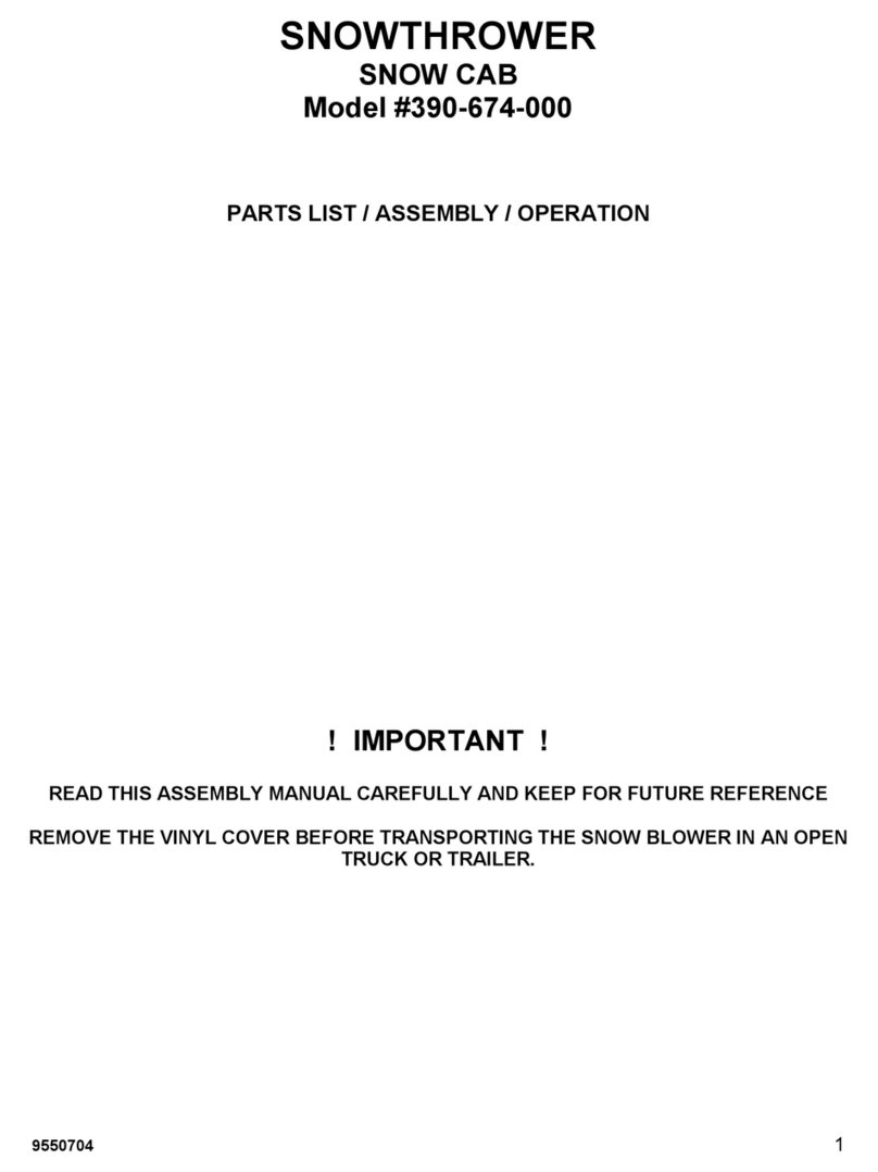 MTD 390-674-000 Assembly & operation