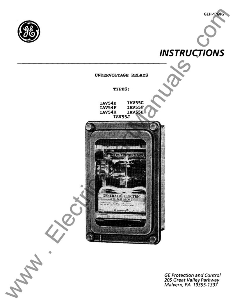 GE IAV54E User manual