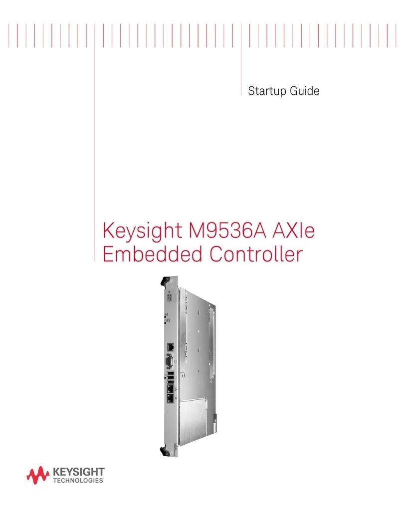 Keysight M9536A Startup guide