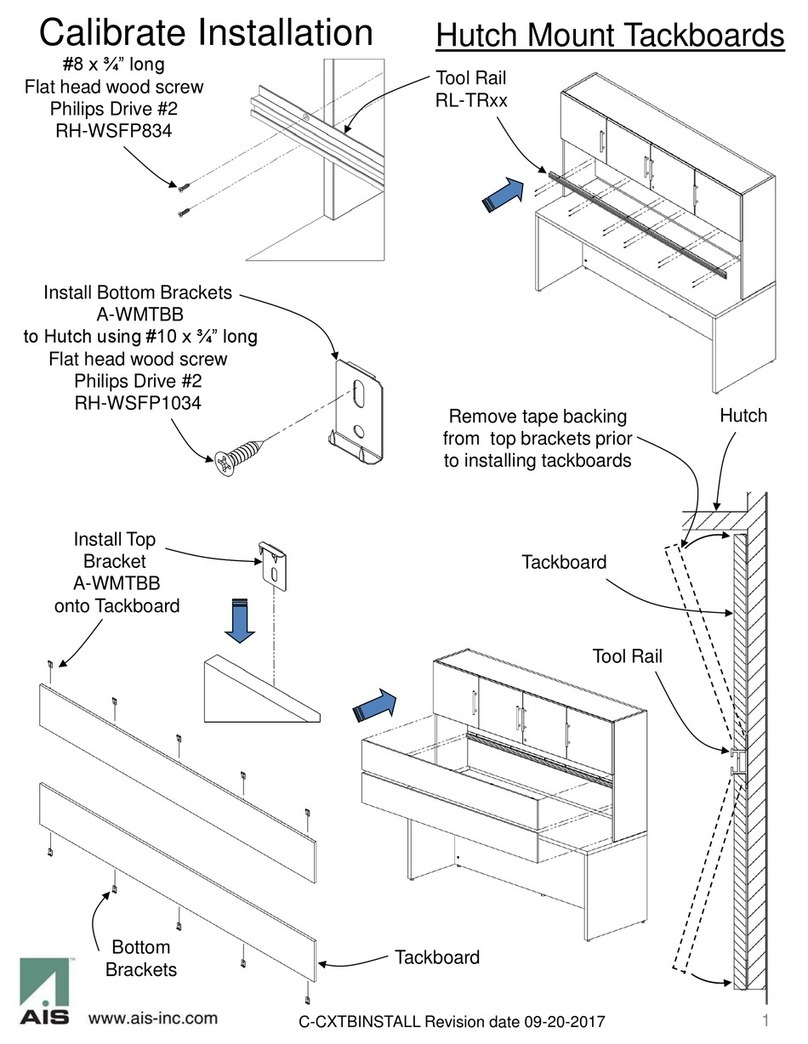 AIS Hutch Mount Tackboards Calibrate Installation