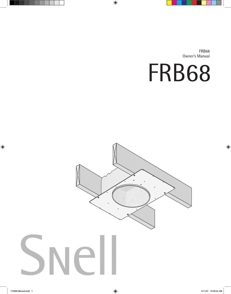 Snell FRB68 owner's manual