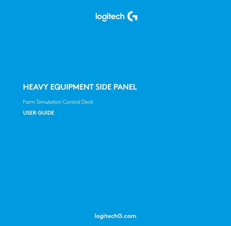 Logitech HEAVY EQUIPMENT SIDE PANEL user guide