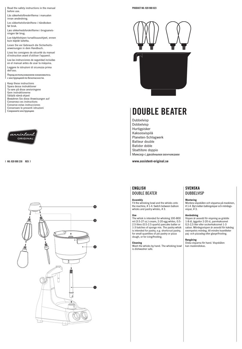 Assistent ORIGINAL 920 900 023 instructions