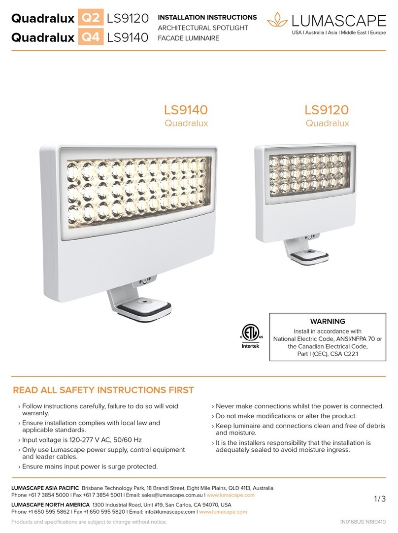 Lumascape Quadralux Q2 LS9140 installation instructions