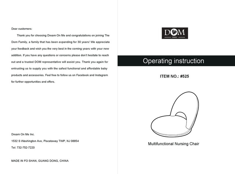 DOM 525 Operating	 instruction