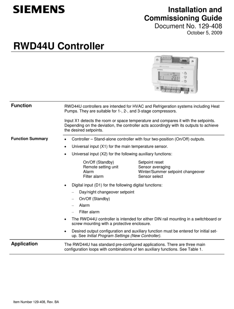 Siemens RWD44U User manual