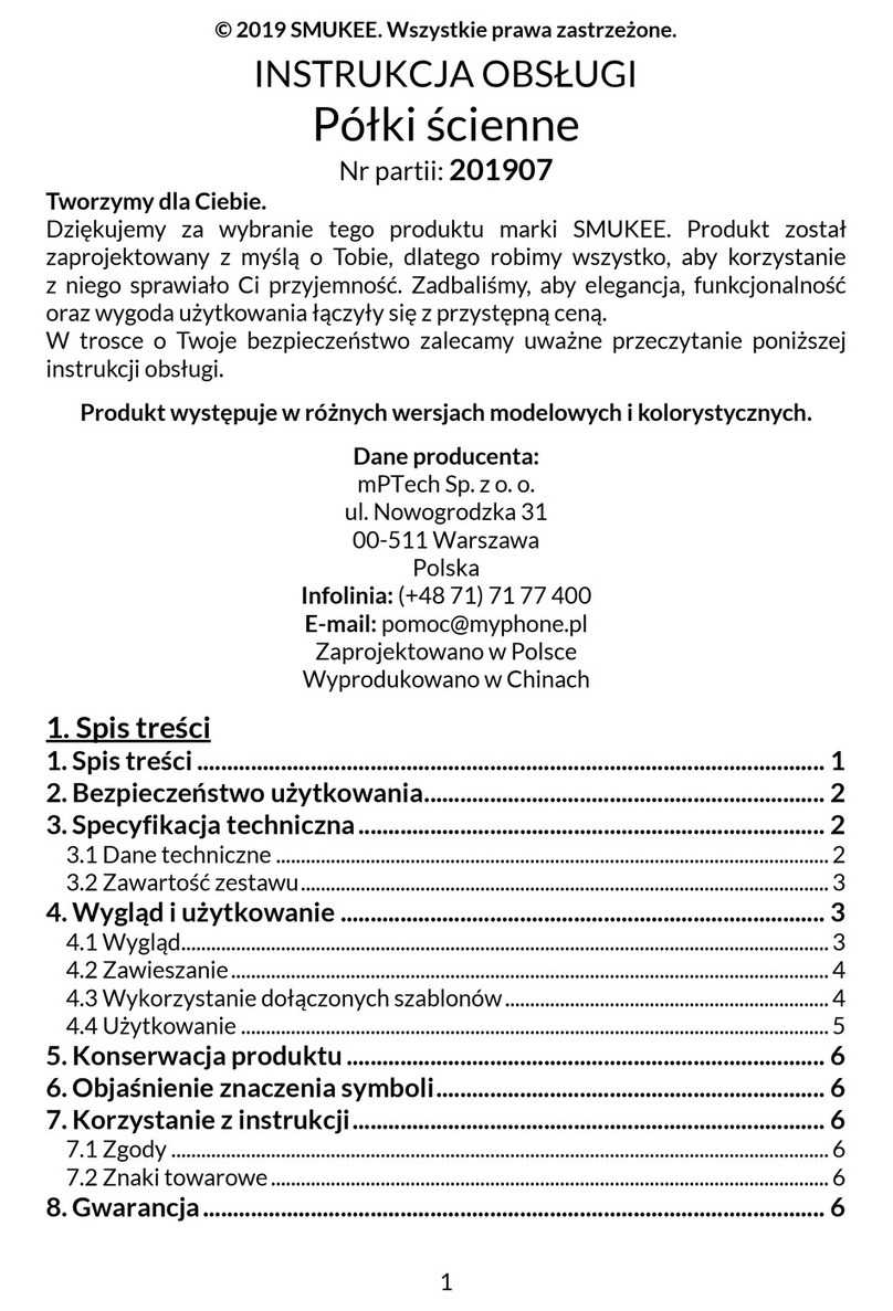 SMUKEE MP-170191 user manual