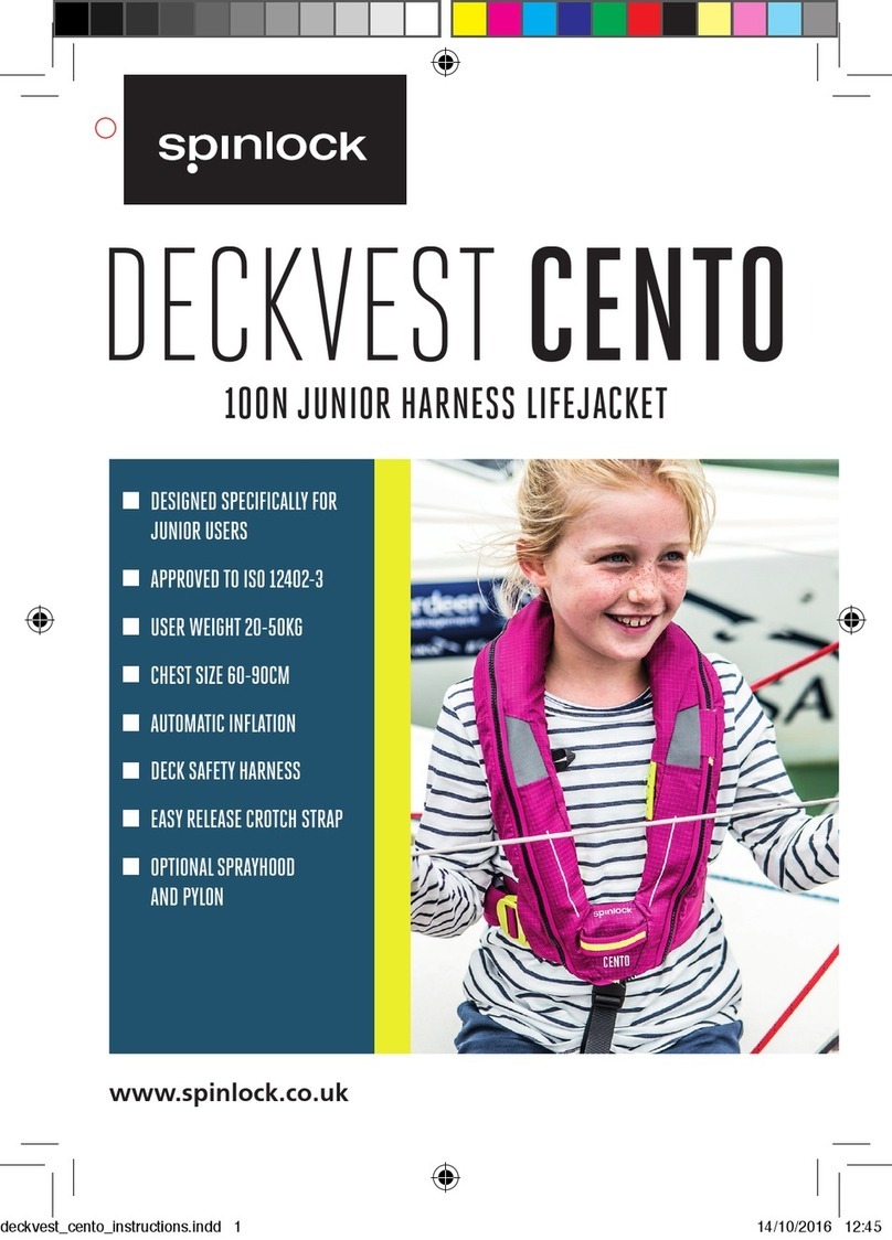 Spinlock Deckvest Cento User manual