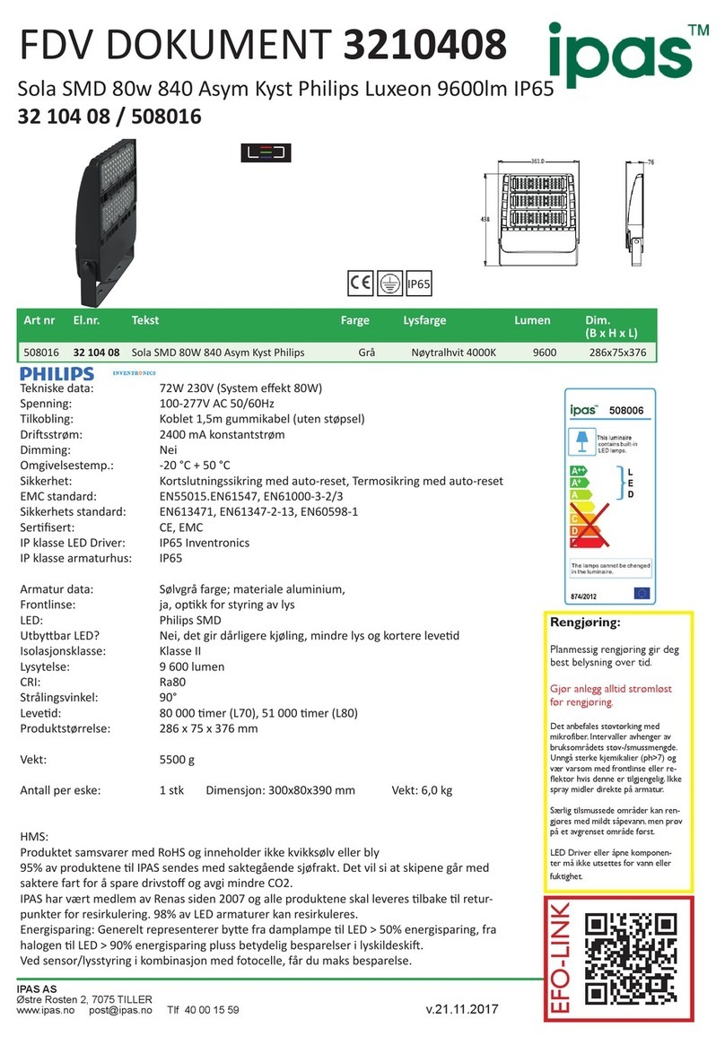 IPAS SOLA SMD 80W quick start guide
