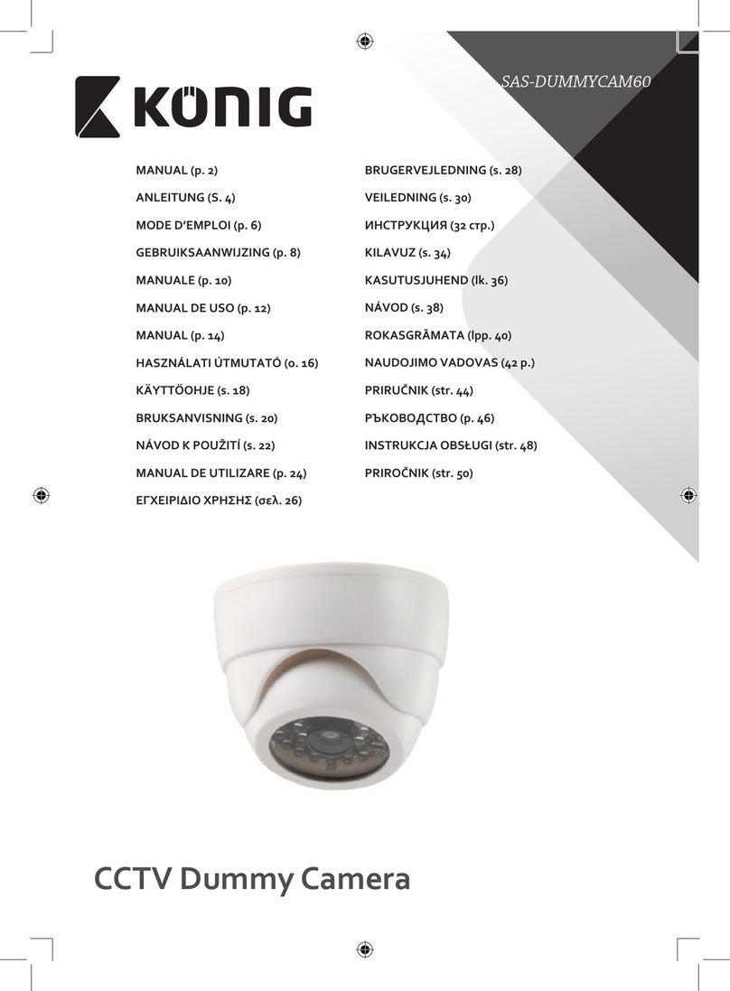 König SAS-DUMMYCAM60 User manual