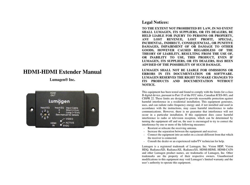 Lumagen HDMI-HDMI manual