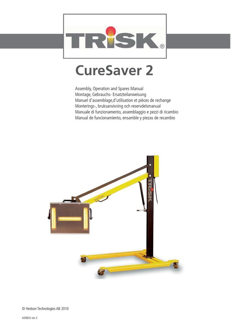 Trisk CureSaver 2 Assembly, Operation and Spares Manual