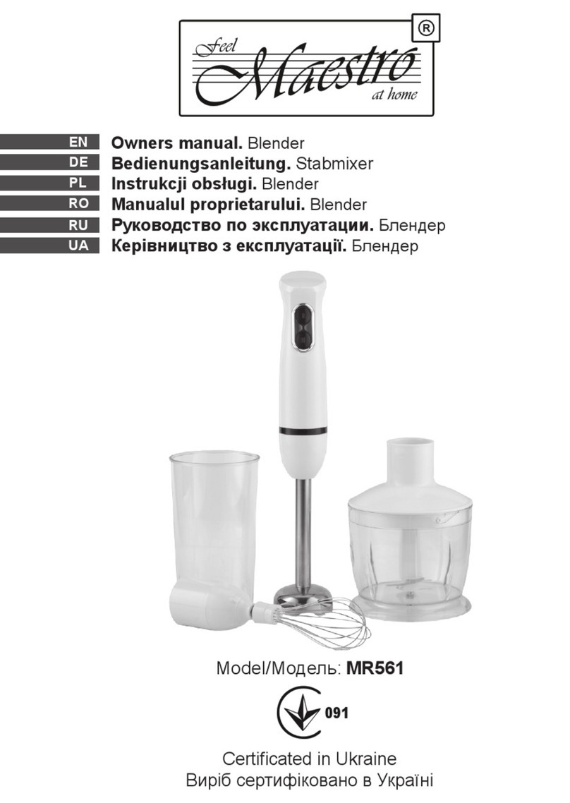 Maestro MR561 owner's manual