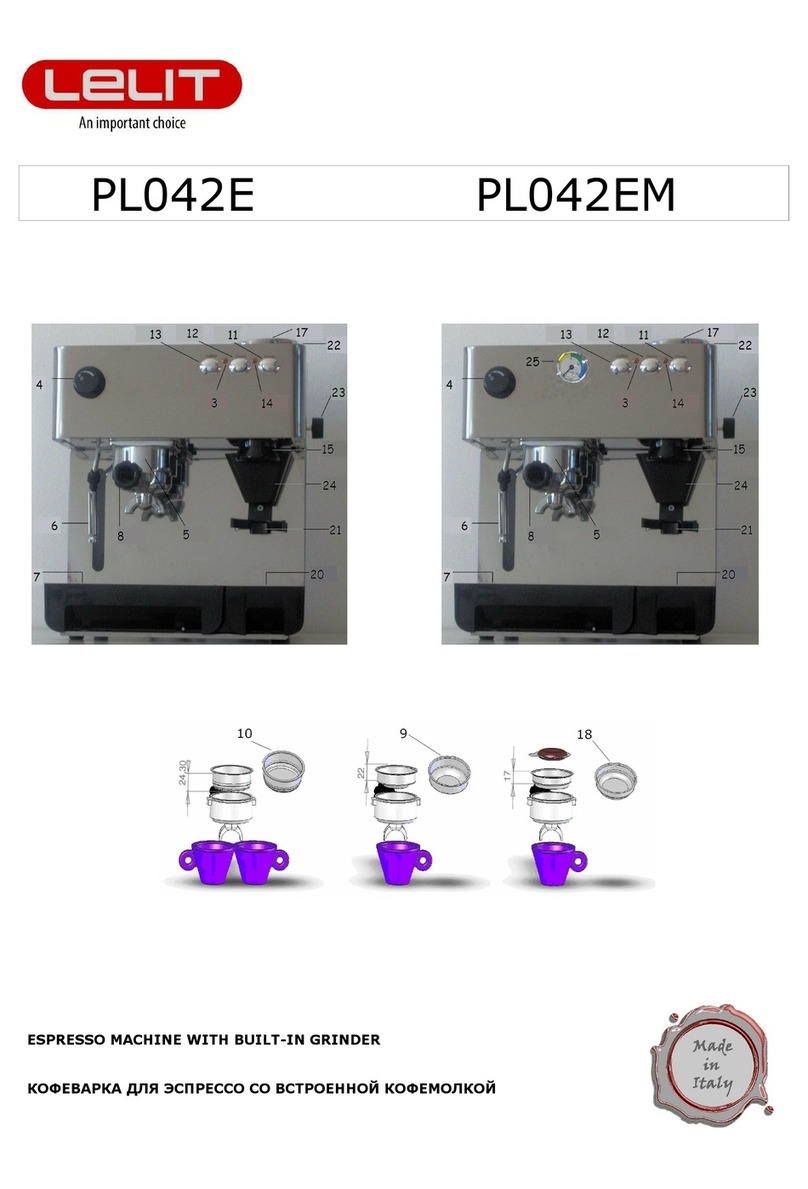 Lelit PL042E User manual