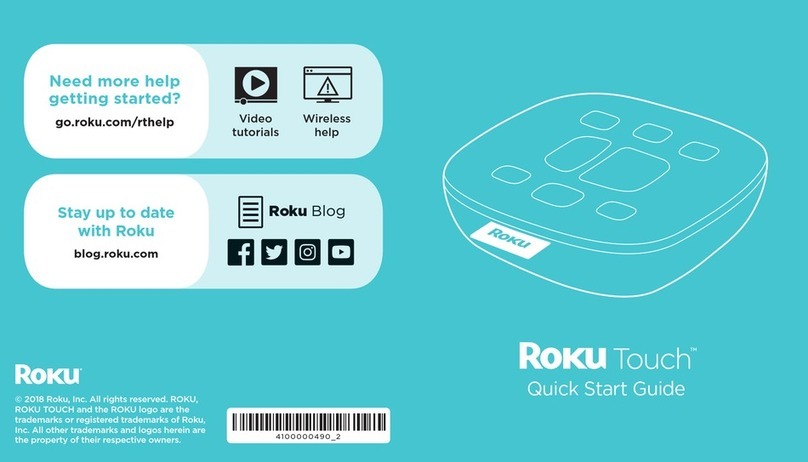 Roku Touch quick start guide