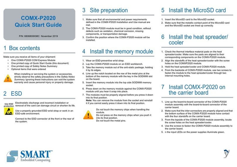 SMART Embedded Computing COMX-P2020 BSP User manual