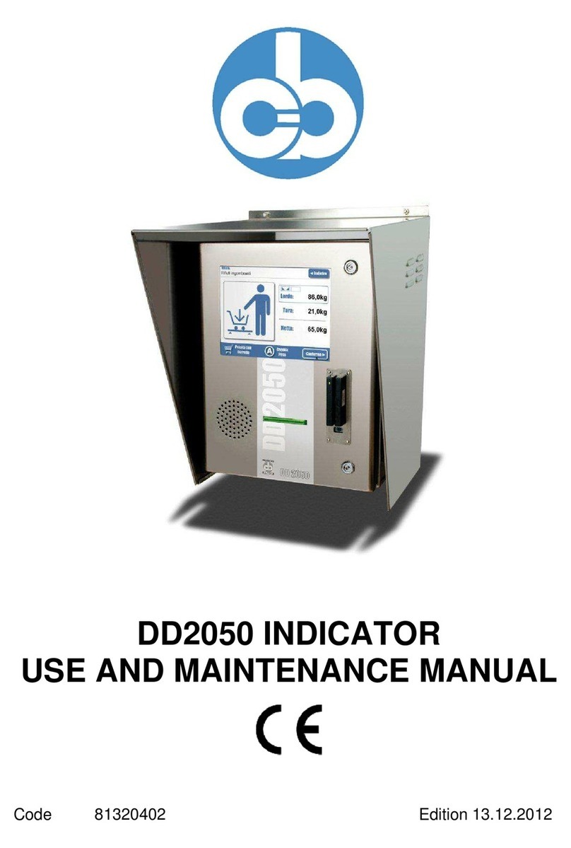 ob DD2050 Use and maintenance manual