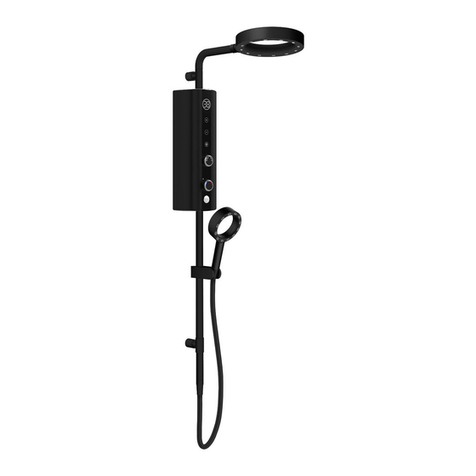 AQUAS INDULGE TOUCH INLINE X JET Instructions guide and user manual