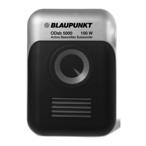 Blaupunkt ODsb 5000 Operating and installation instructions
