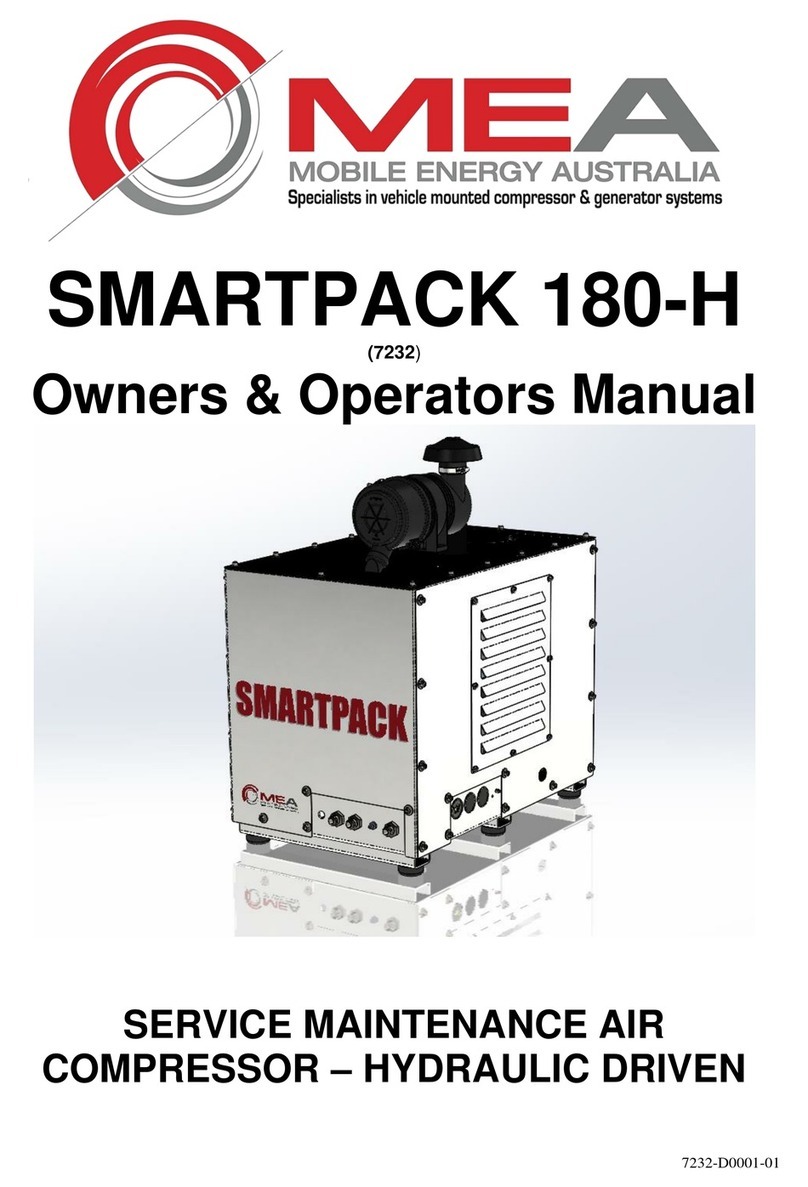 Mea SMARTPACK 180-H Owner's/operator's manual