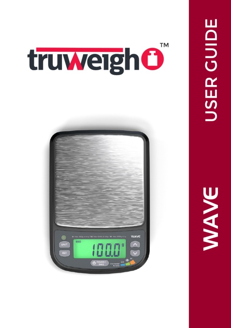 Truweigh Wave WA-5000-1-BK User manual