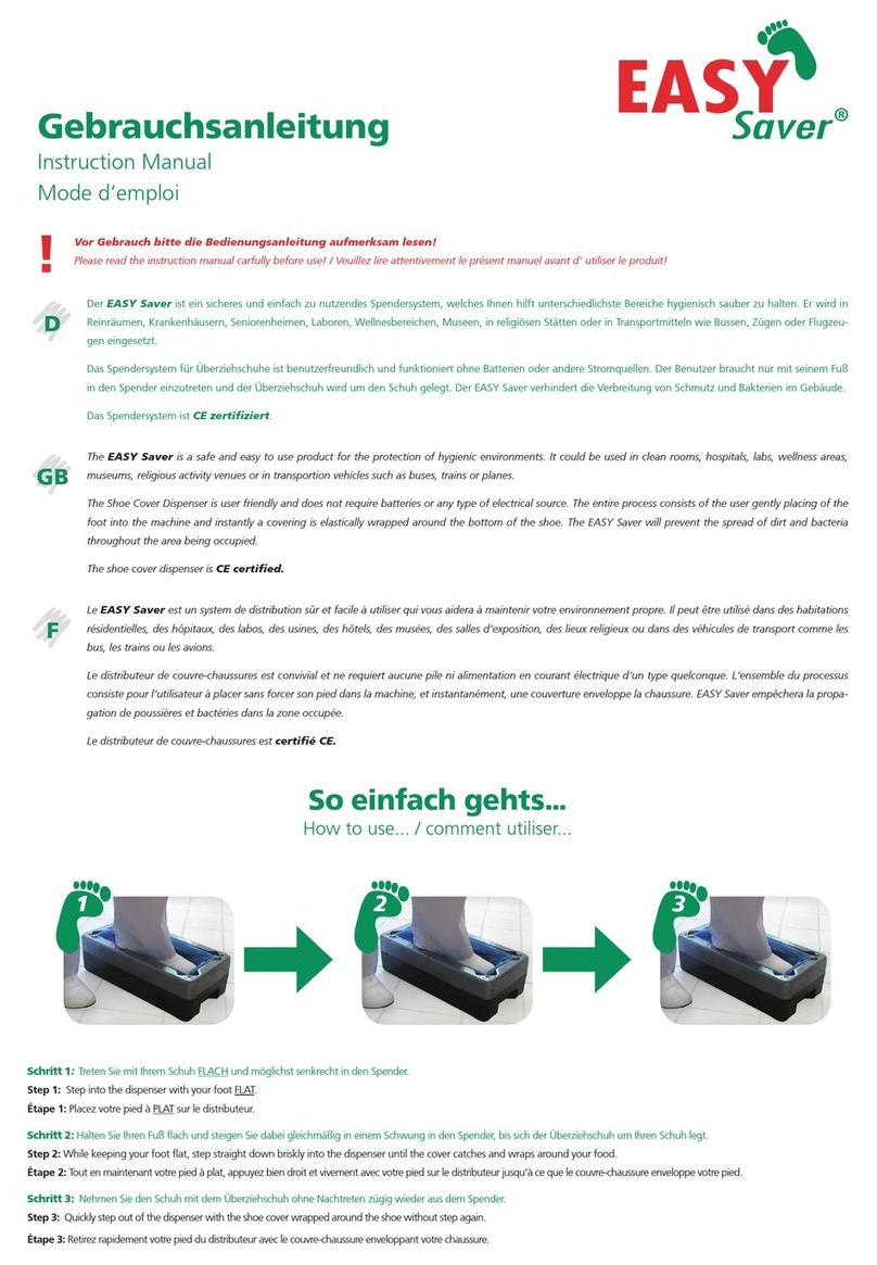 Meiko EASY Saver instruction manual