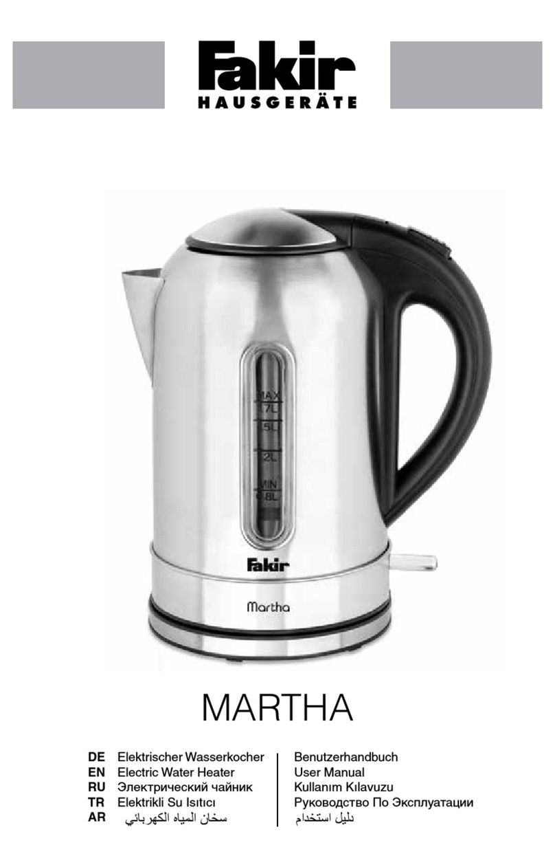 Fakir MARTHA User manual