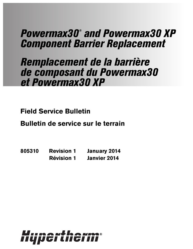 Hypertherm Powermax30 AIR Reference manual