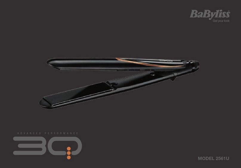 BaByliss 3Q ADVANCED PERFORMANCE 2561U User manual BaByliss 3Q ADVANCED PERFORMANCE 2561U User manual