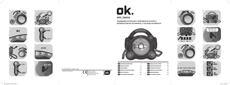 O.K. OPC 200CD User manual