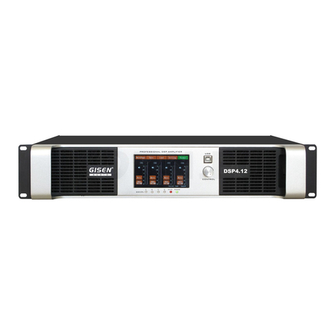 Gisen Audio DSP Series Operation manual