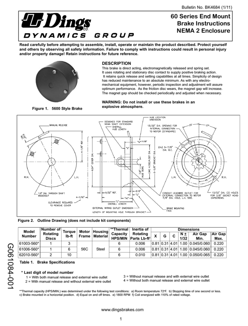 Dynamics Dings 60 Series instructions