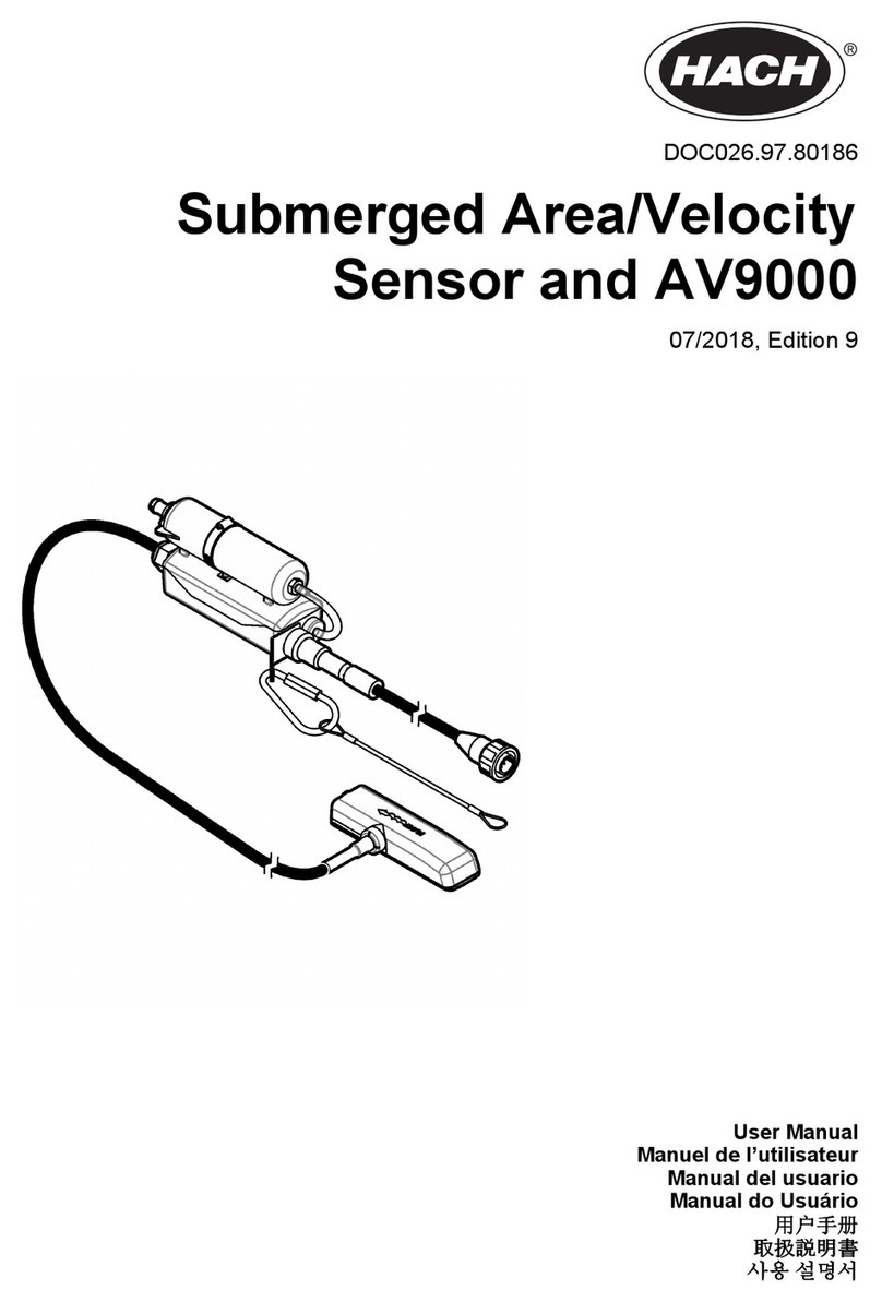 Hach AV9000 User manual