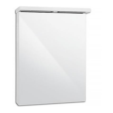 Better Bathrooms Windsor 550 Mirrored Cabinet User manual Better Bathrooms Windsor 550 Mirrored Cabinet User manual