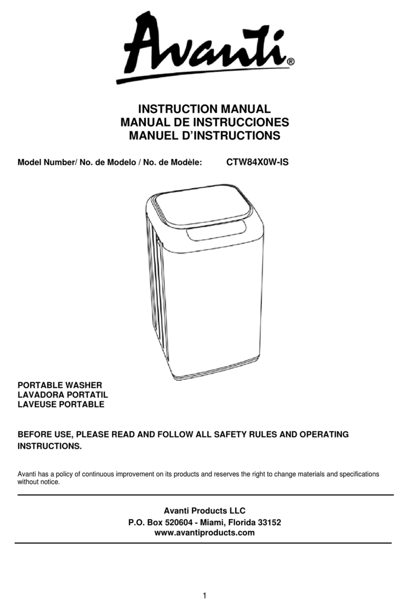 Avanti CTW84X0W-IS User manual Avanti CTW84X0W-IS User manual