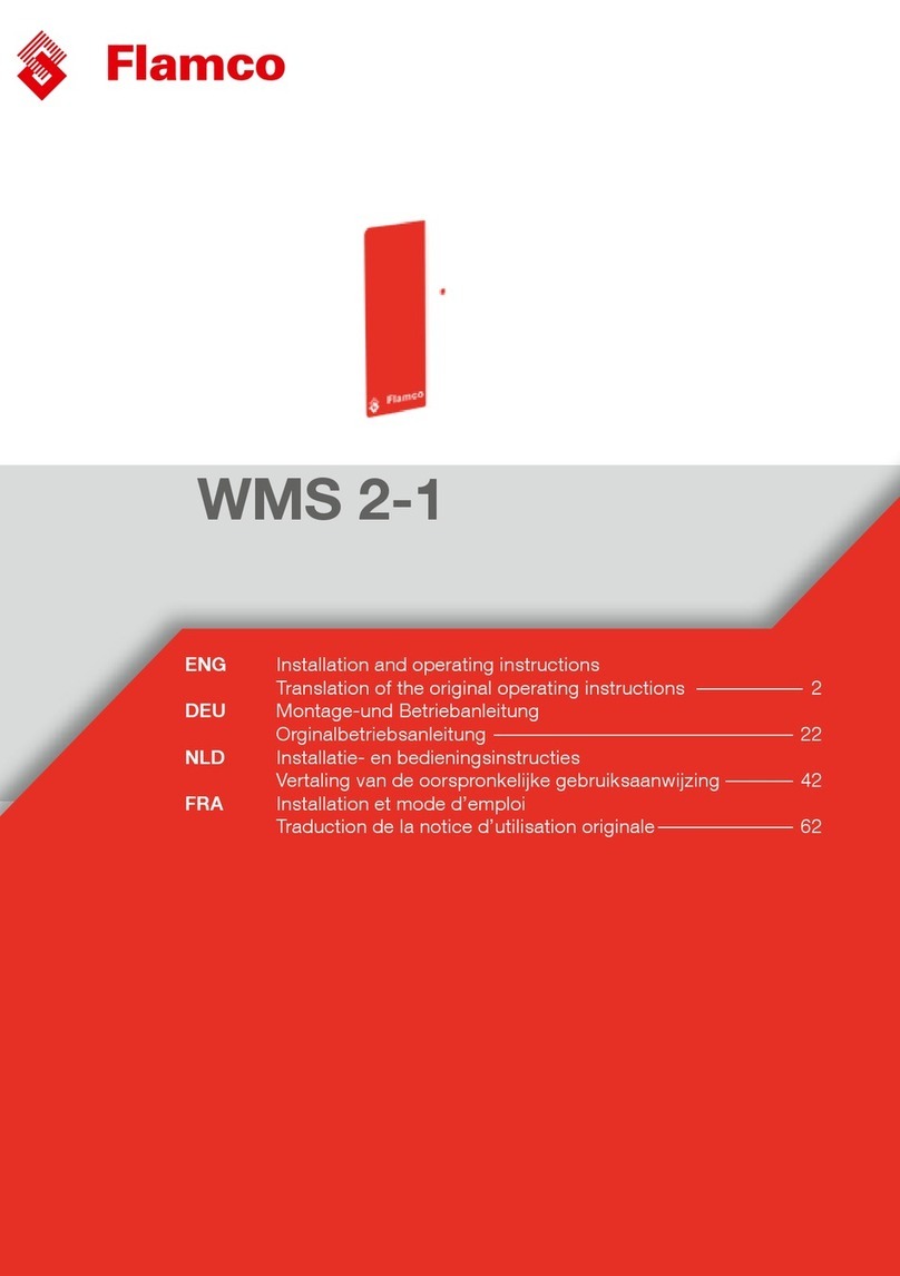 flamco WMS 2-1 Installation and operating instructions flamco WMS 2-1 Installation and operating instructions