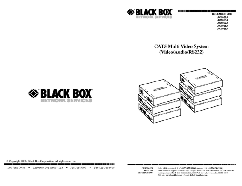 Black Box AC1061A User manual