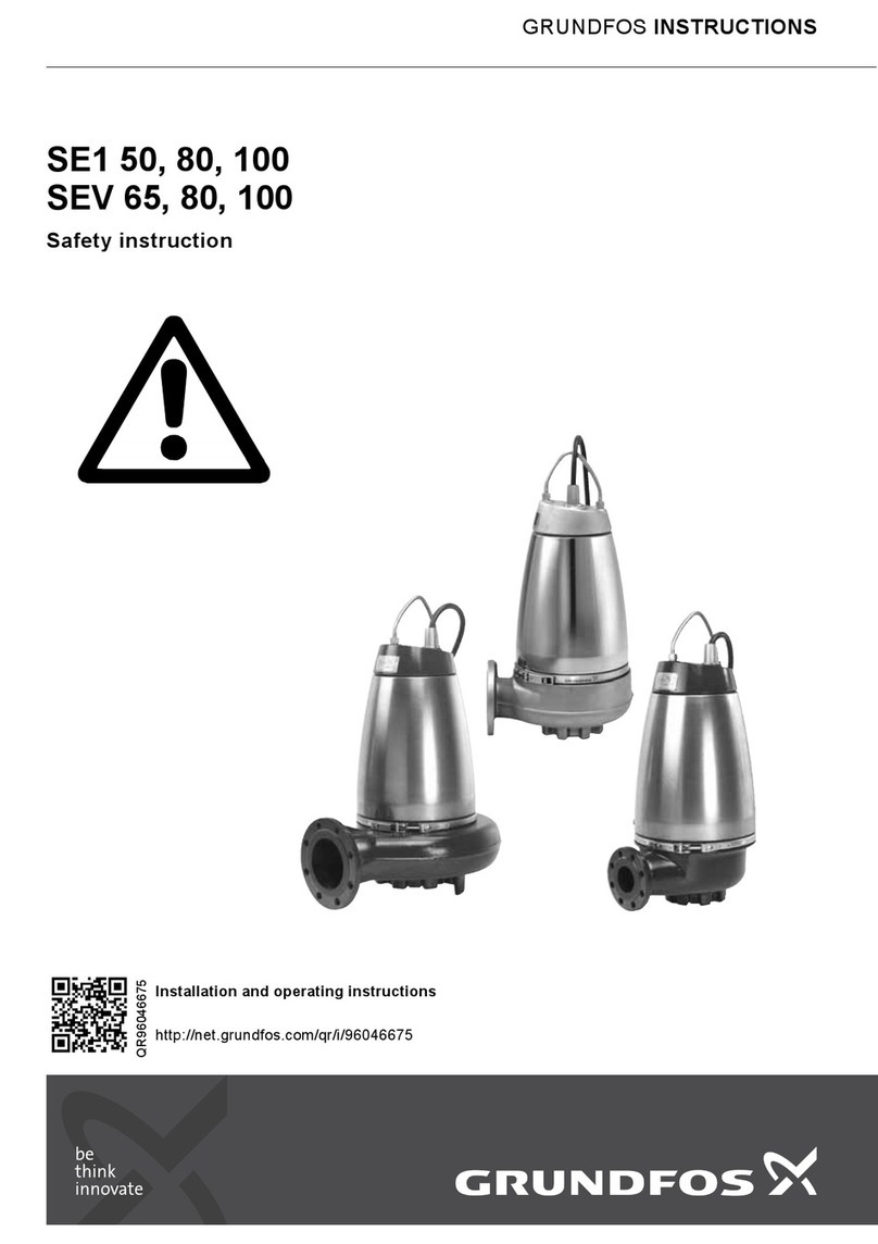 Grundfos SE1 50 User manual