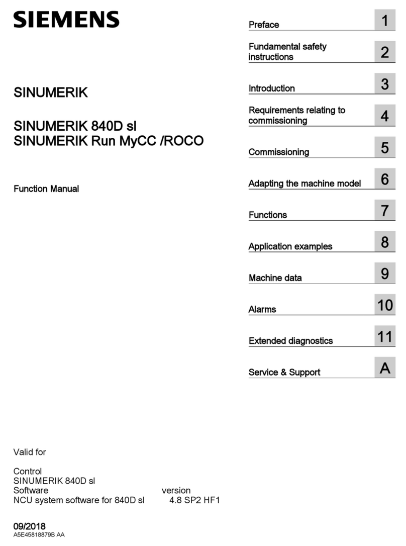 Siemens SINUMERIK Series Function manual