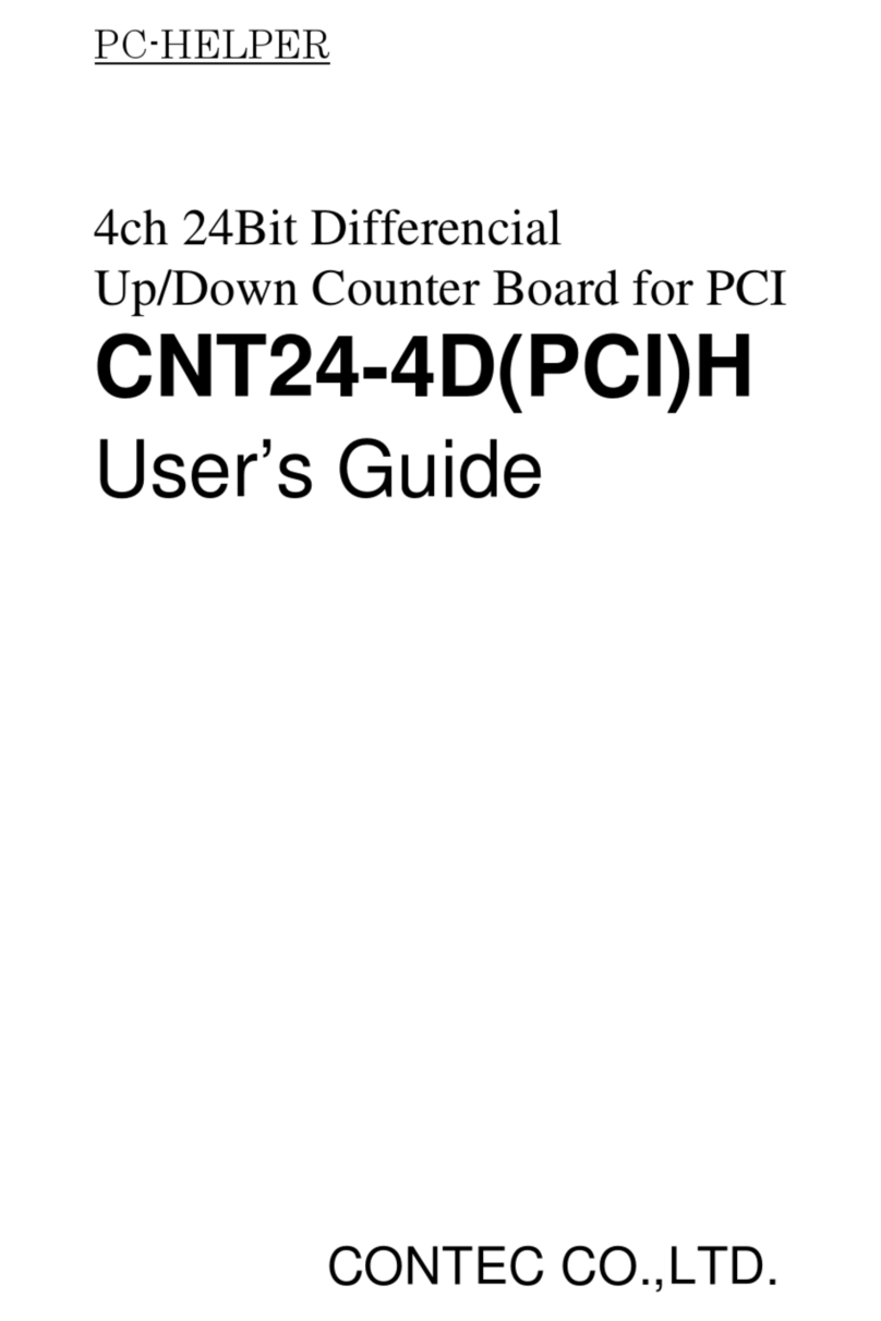 Contec CNT24-4D(PCI)H User manual