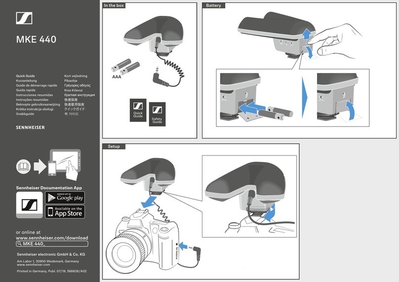Sennheiser MKE 440 quick guide